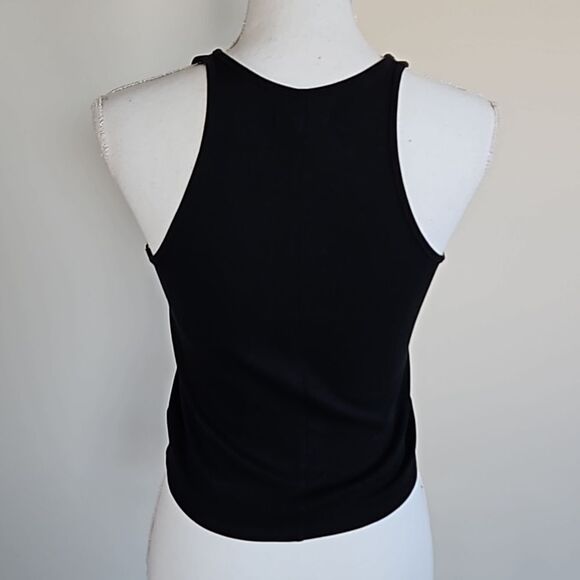 Madewell Black Zip-Front Sleeveless Tank – Minimalist Chic size S - Picture 7 of 9